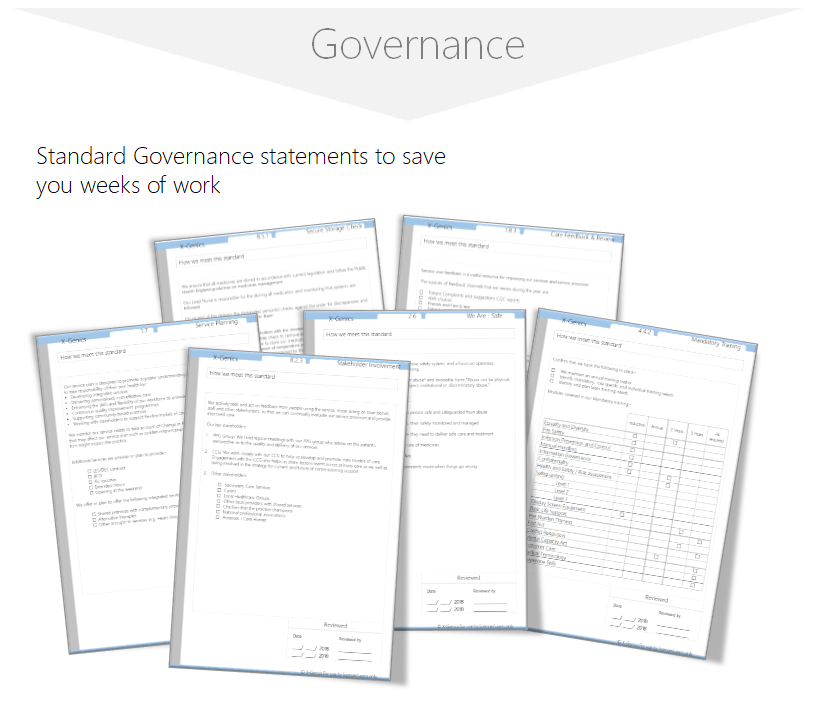 cqc toolkit evidence pack governance